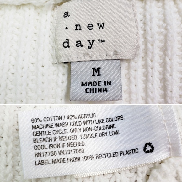 SOLD New Day Long Sleeve Open Front Knit Cardigan - Picture 8 of 8